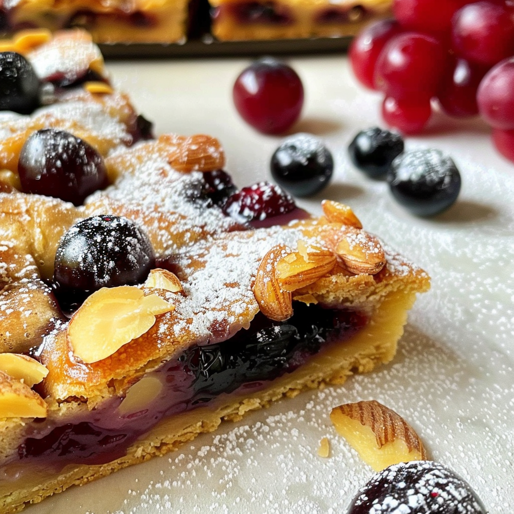 Recipe preparation for Cherry Almond Snowflake Tarts