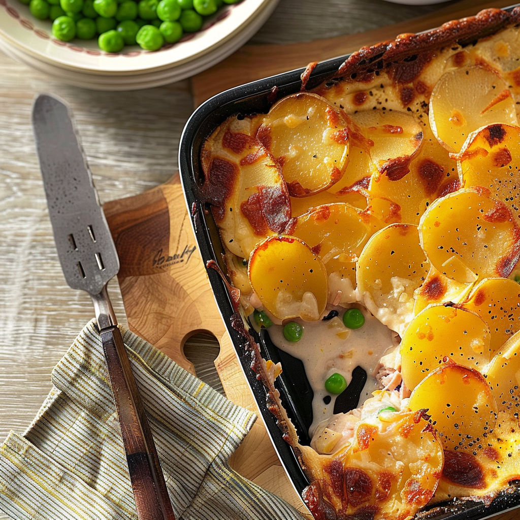 Recipe preparation for Potatoes Au Gratin