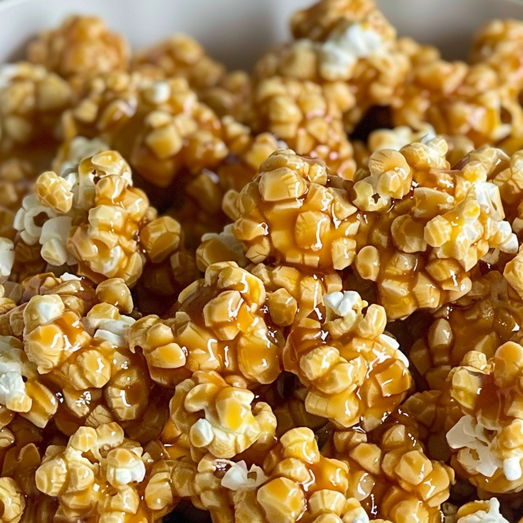 Recipe preparation for Salted-Caramel Popcorn Truffles