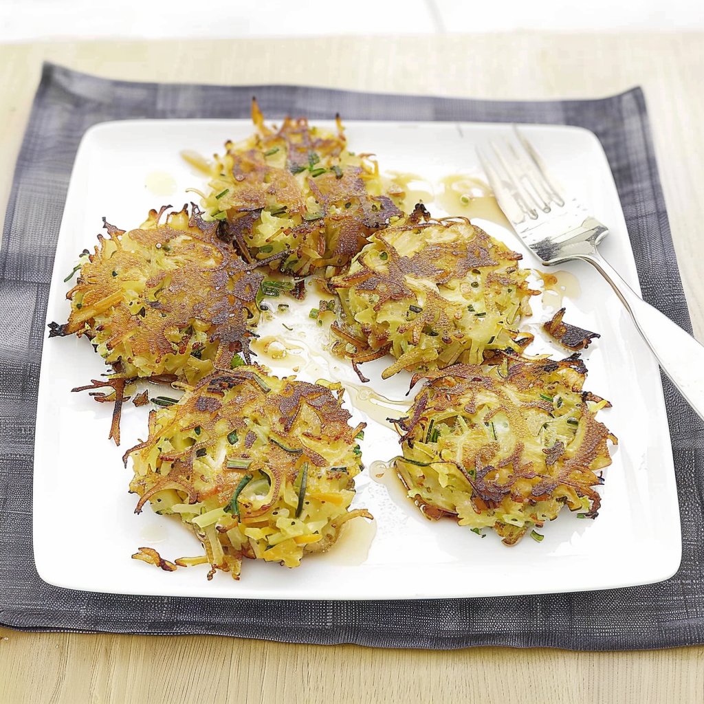 Recipe preparation for Parsnip Rösti