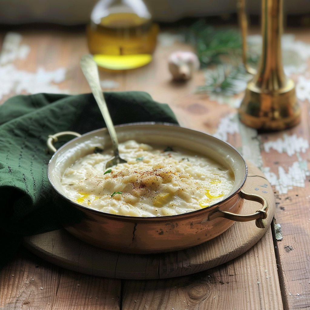 Recipe preparation for Silky Bread Sauce with Cloves