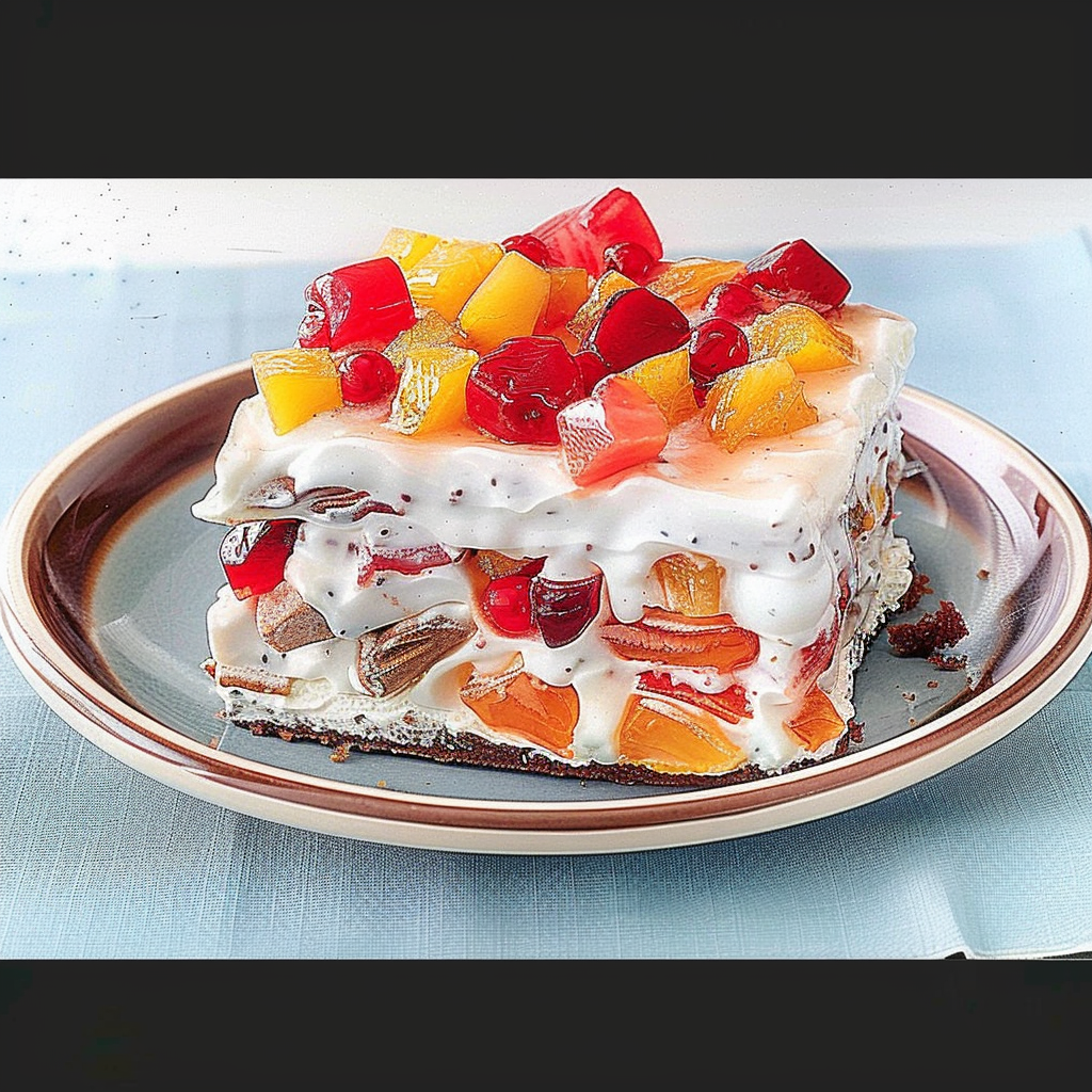 Recipe preparation for Iced Fruit Cake