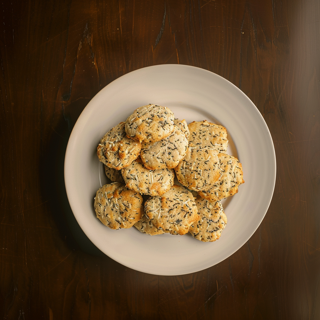 Recipe preparation for Stilton and Savory Biscuits