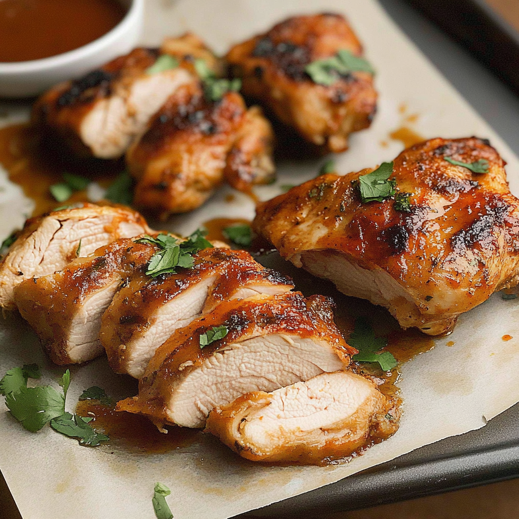 Recipe preparation for Chipotle-Garlic Roast Chicken