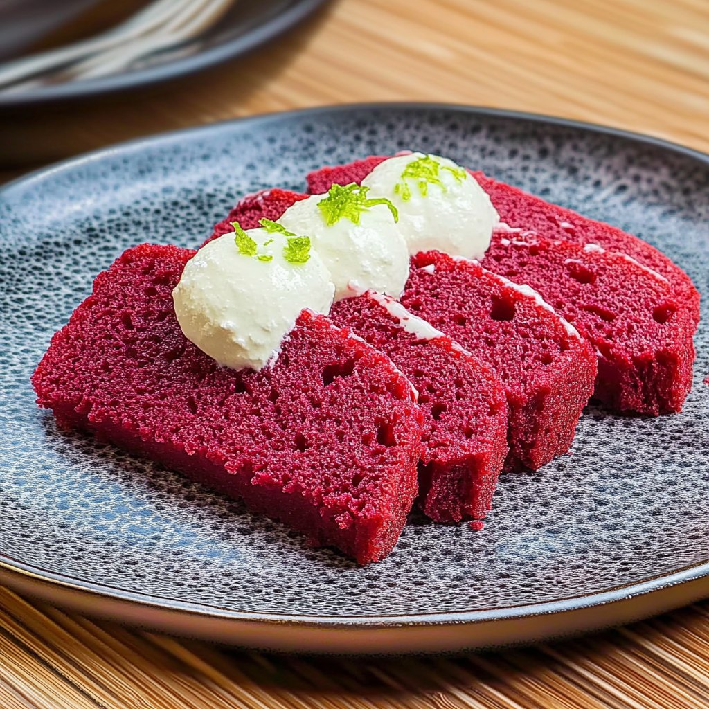 Recipe preparation for Beetroot-Infused Sponge Cake