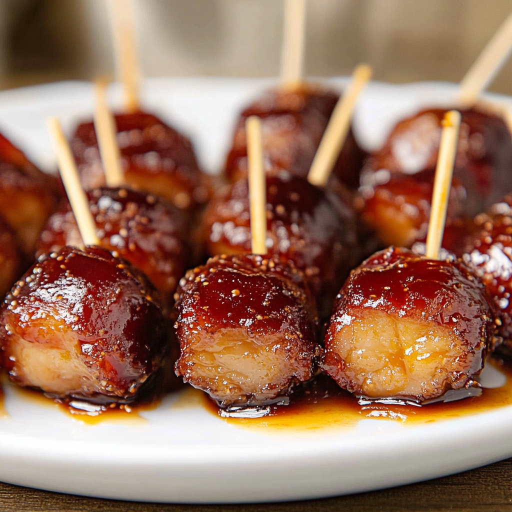 Recipe preparation for Bacon-Wrapped Water Chestnuts
