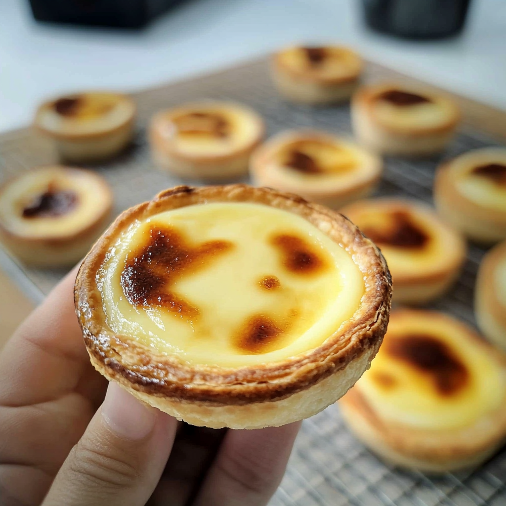 Recipe preparation for Hokkaido Baked Cheese Tarts