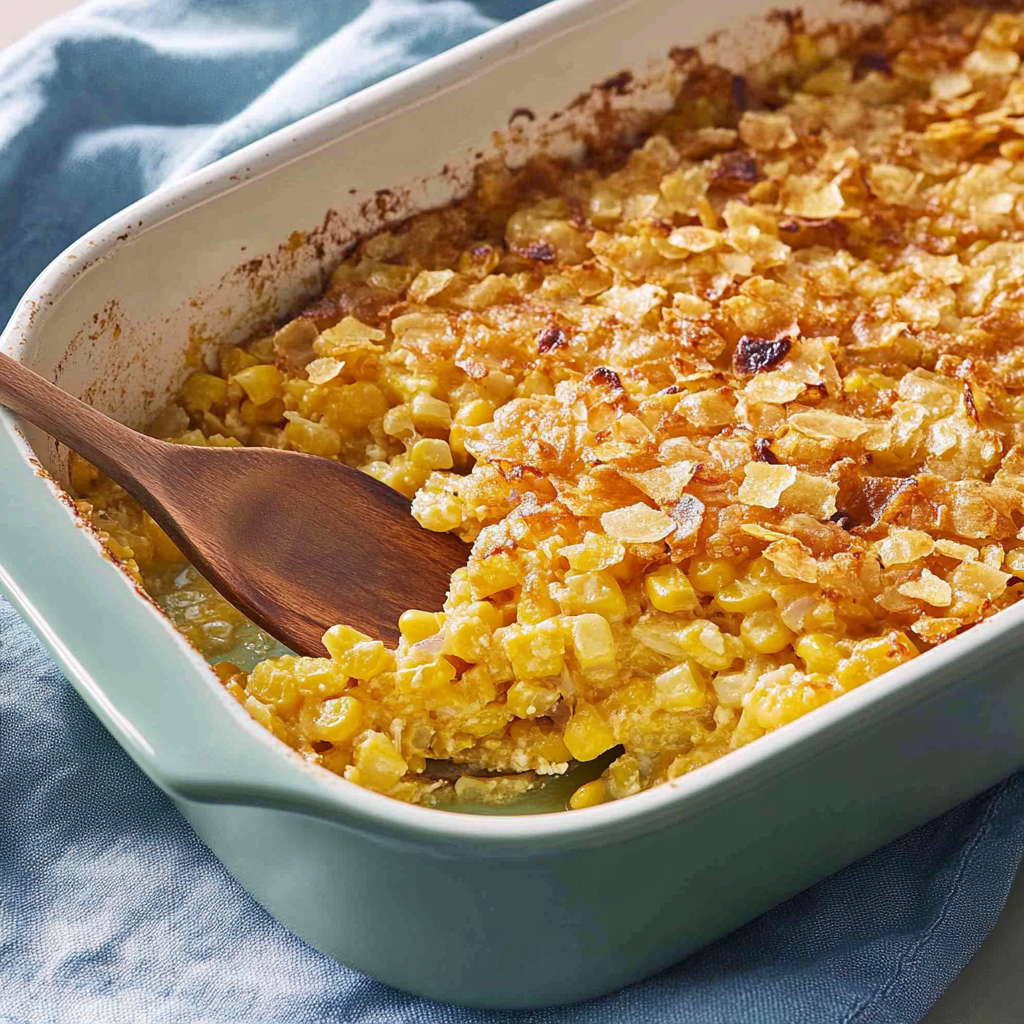 Recipe preparation for Scalloped Corn