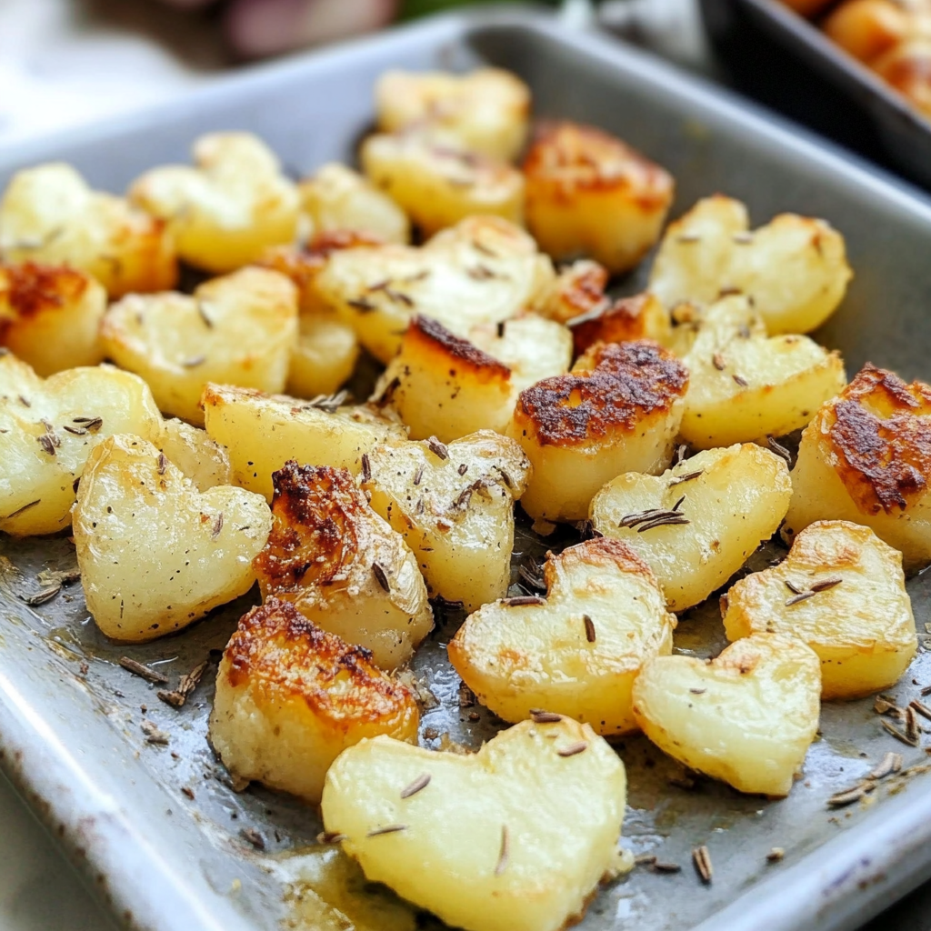 Recipe preparation for Heart-Shaped Potato Pavé