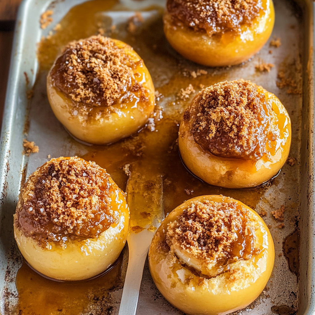 Recipe preparation for Cheesecake-Stuffed Baked Apples