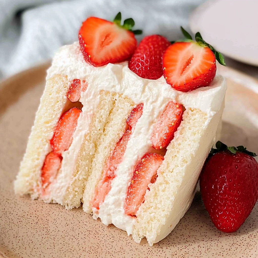 Recipe preparation for Strawberry Sando