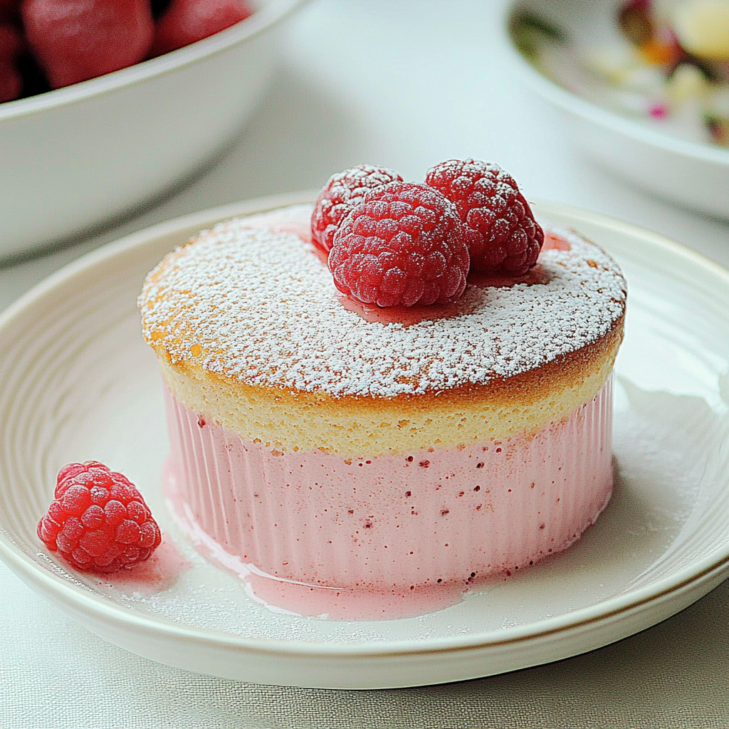 Recipe preparation for Raspberry Souffle