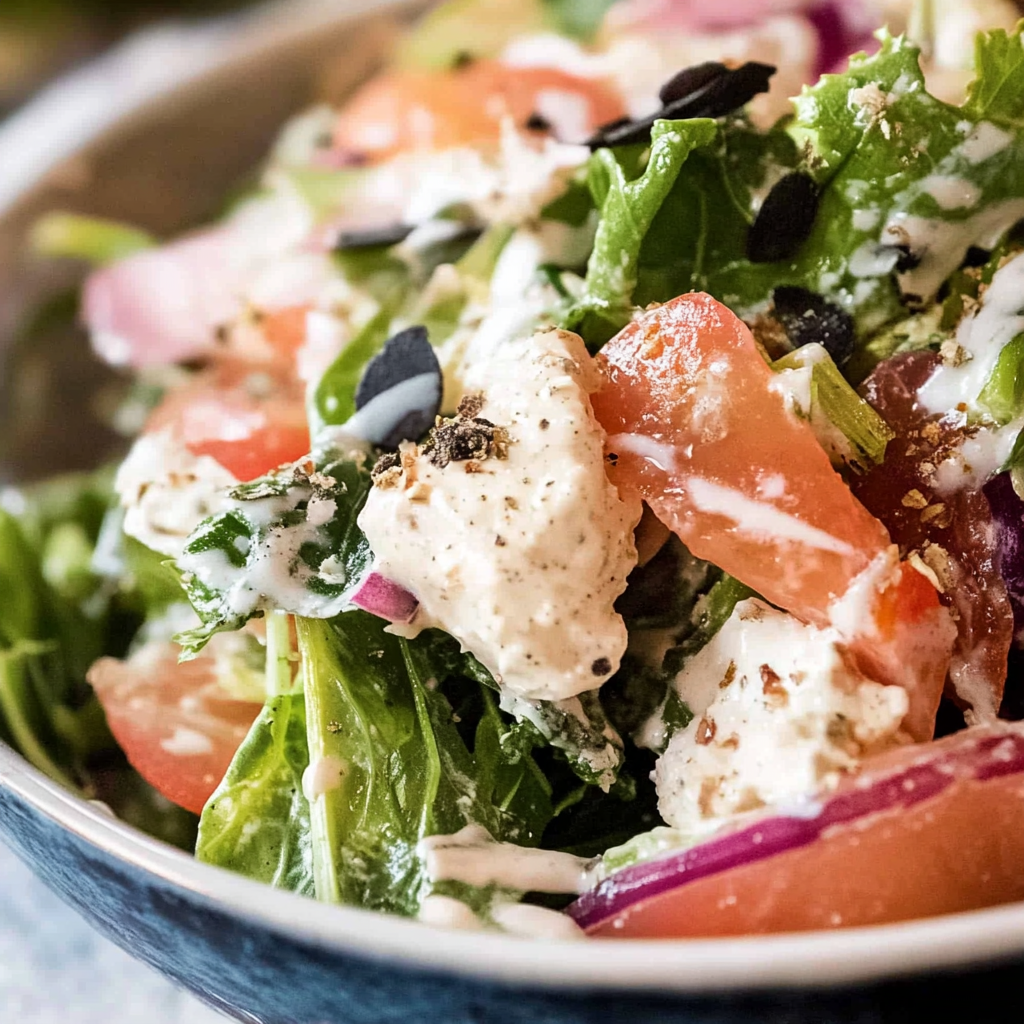 Recipe preparation for San Fran Salad