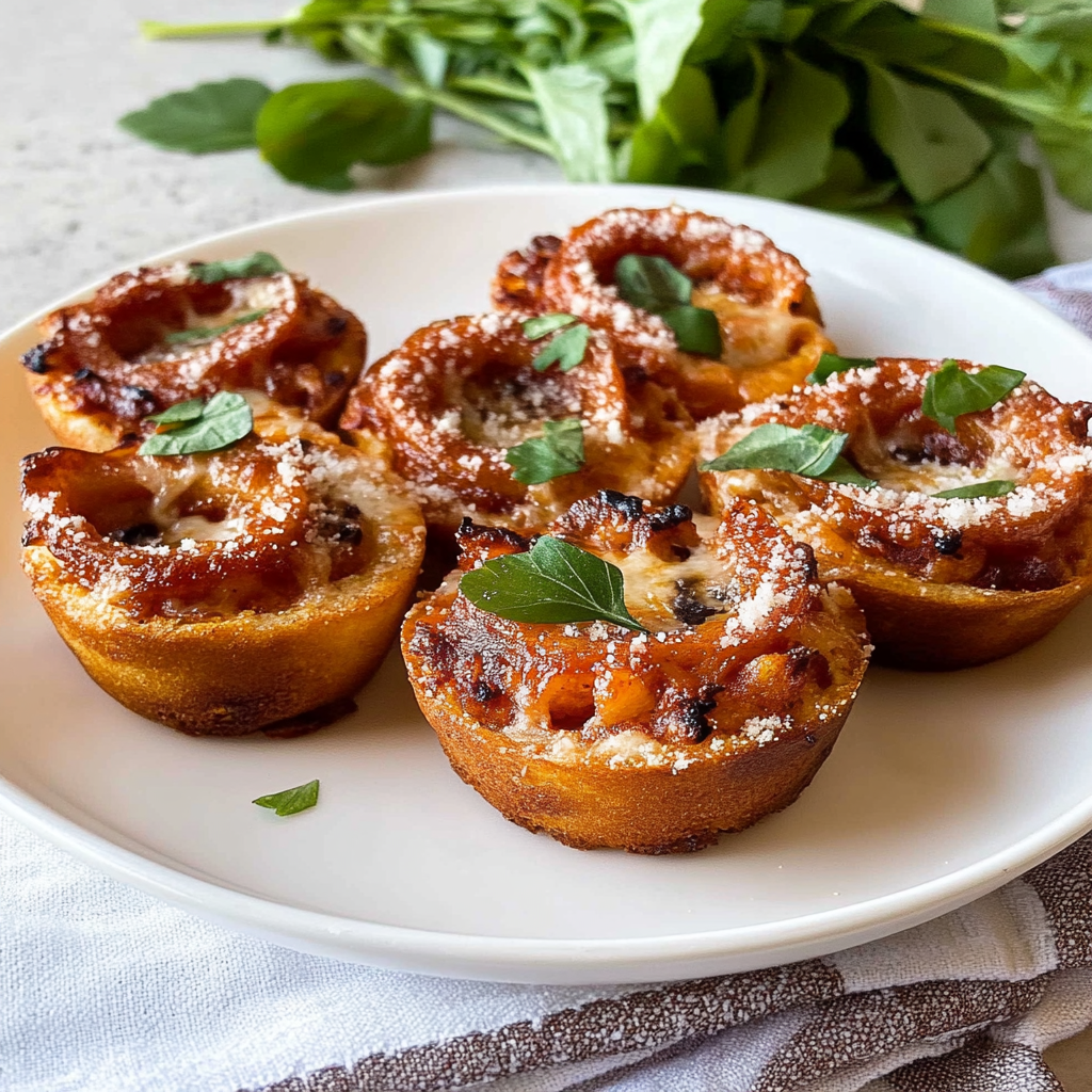 Recipe preparation for Pizza Muffins