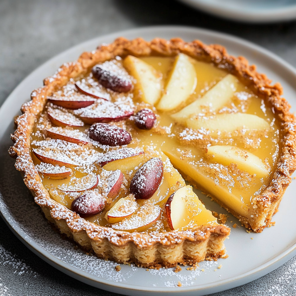 Recipe preparation for Frangipane Tart