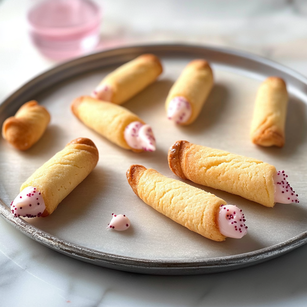 Recipe preparation for Berry-Cream Cookie Snaps