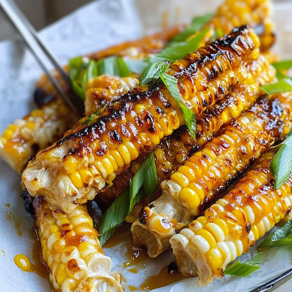 Recipe preparation for Hot Honey Corn Ribs