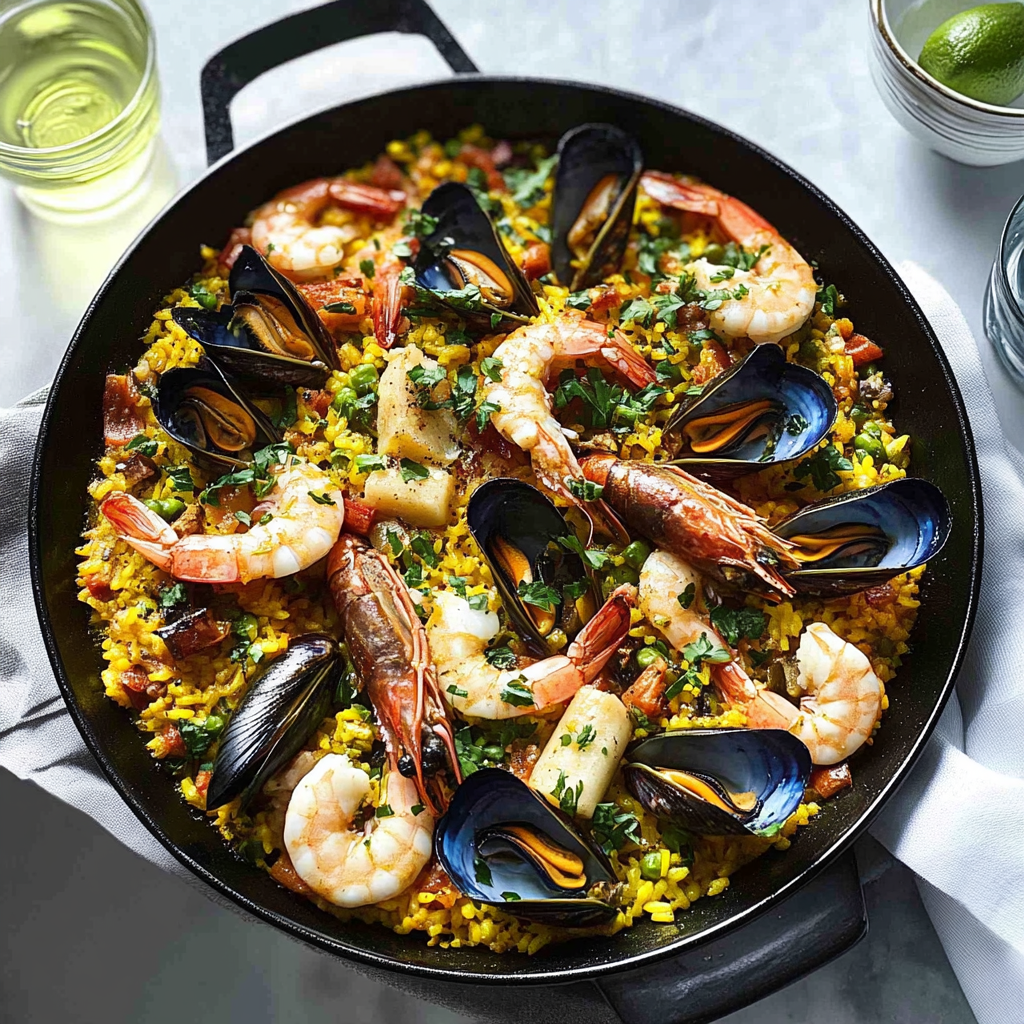 Recipe preparation for Classic Spanish Paella