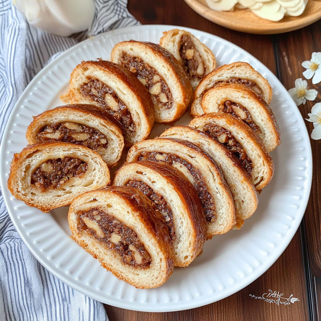 Recipe preparation for Wallnut Rolls