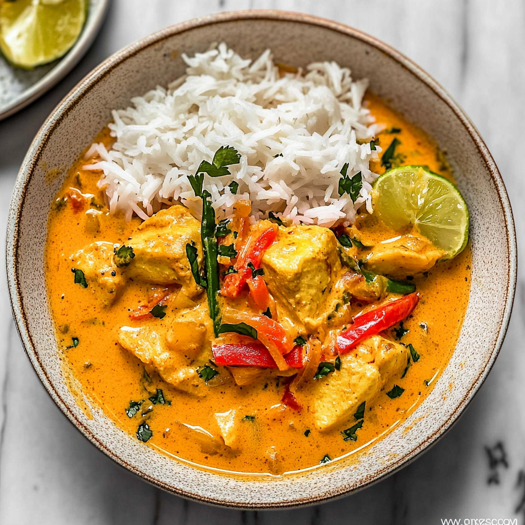 Recipe preparation for Coconut Fish Curry
