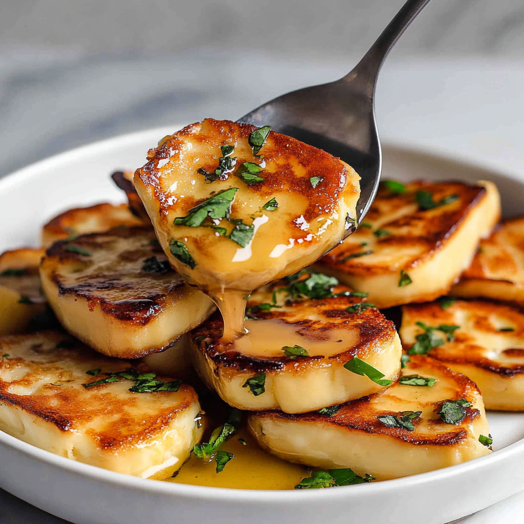 Recipe preparation for Chili Crisp Honey Halloumi Toast with Lime Zest