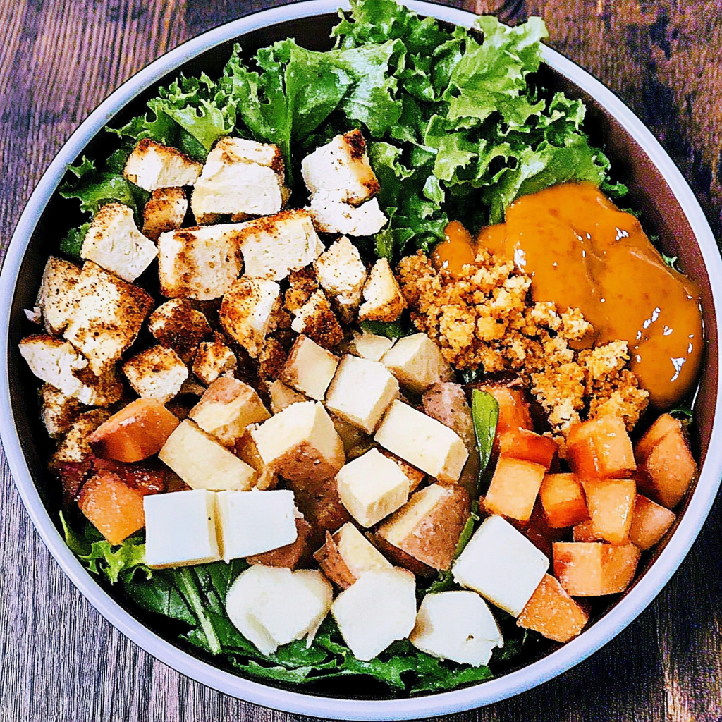 Recipe preparation for Copycat Sweetgreen Harvest Bowl