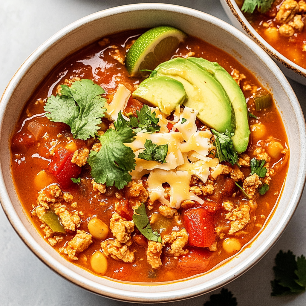 Recipe preparation for Spicy Ethiopian- Style Chicken Chili