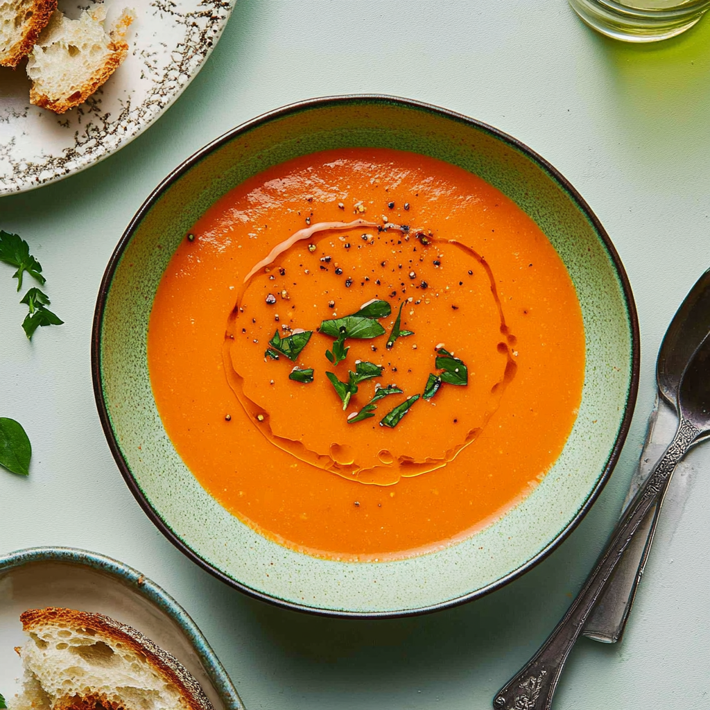Recipe preparation for Gazpacho