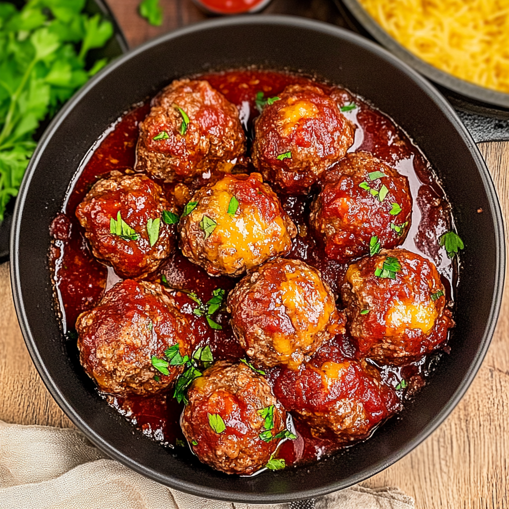 Recipe preparation for Portuguese Style Meatballs
