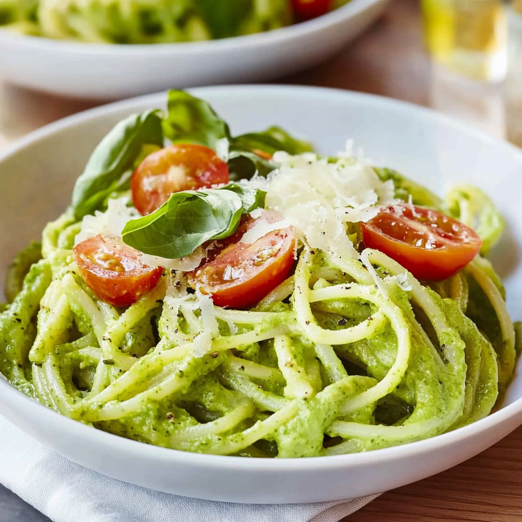 Recipe preparation for Avocado Pasta