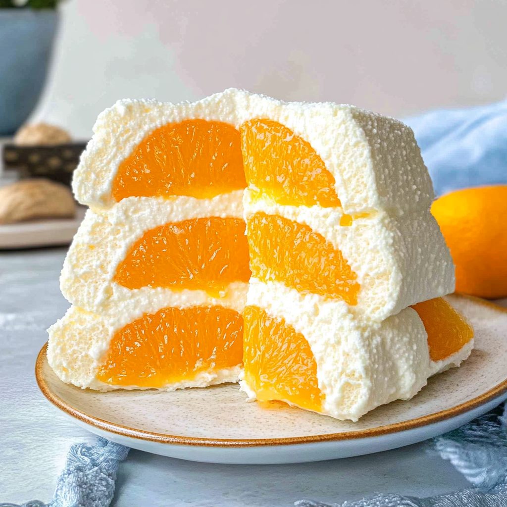 Recipe preparation for Orange Cream Sandwich