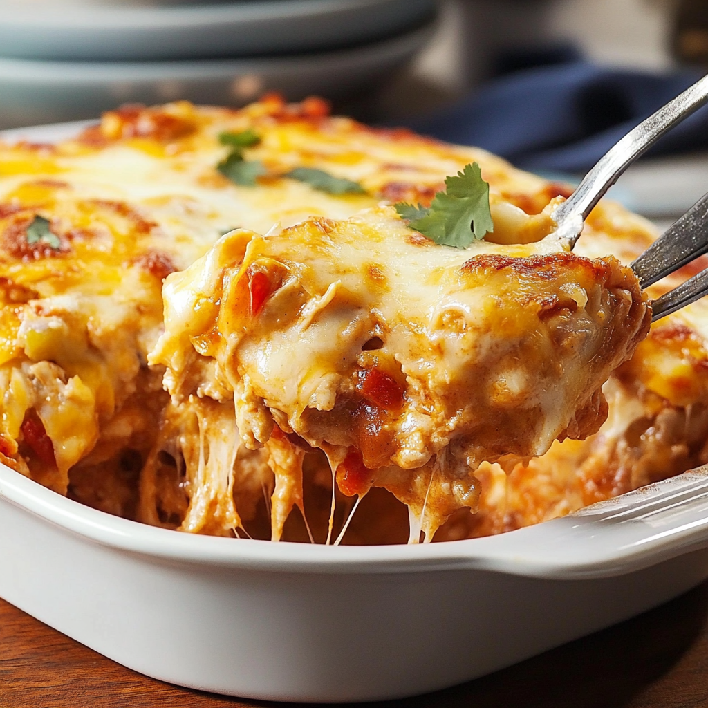 Recipe preparation for King Ranch Chicken Casserole